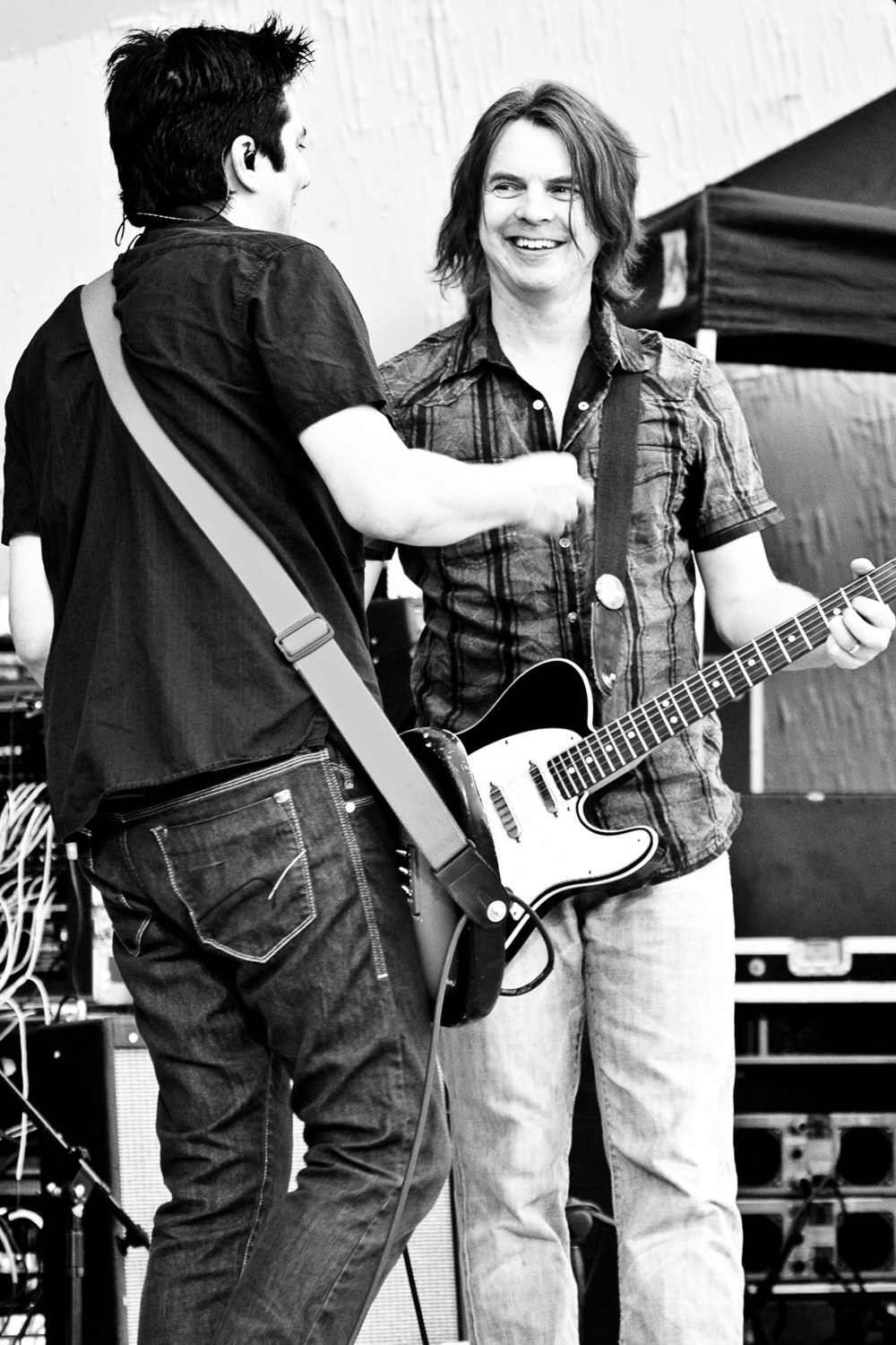 54-40 performing live on stage.