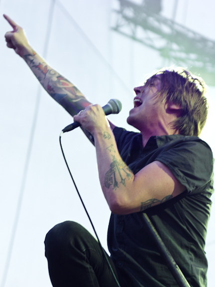 Billy Talent delivering an energetic Edgefest performance in Toronto.