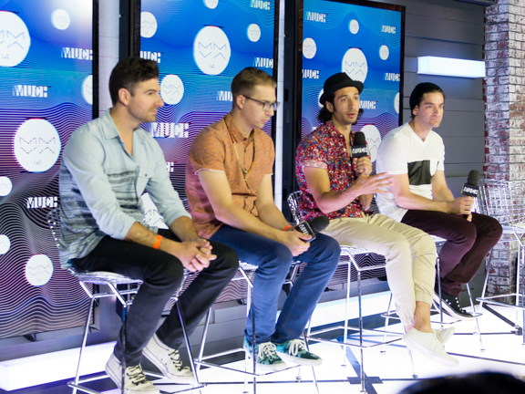 MAGIC! during an MMVA interview in Toronto.