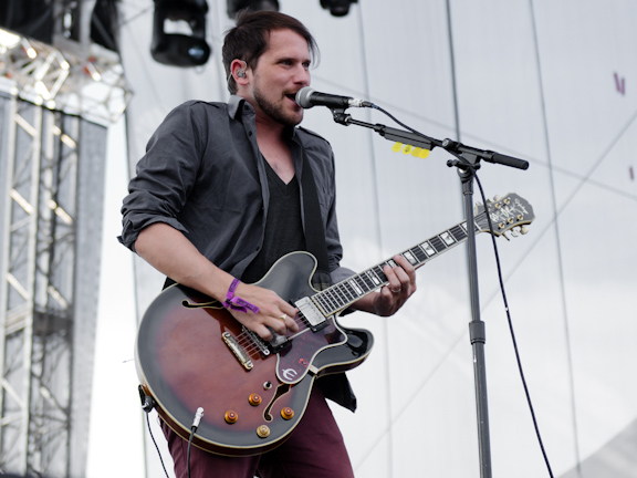 Silversun Pickups performing live at Edgefest in Toronto.