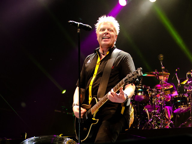 The Offspring on stage during their Echo Beach concert in Toronto.
