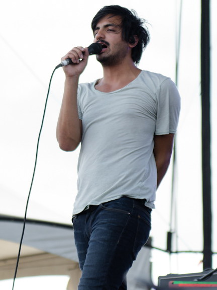 Young the Giant performing at Edgefest in Toronto.